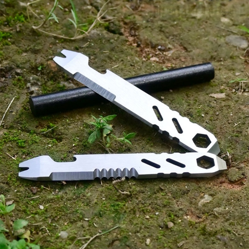 Fishing Rod Travel - Mini Stainless Steel Crowbar, Multi-function Allen