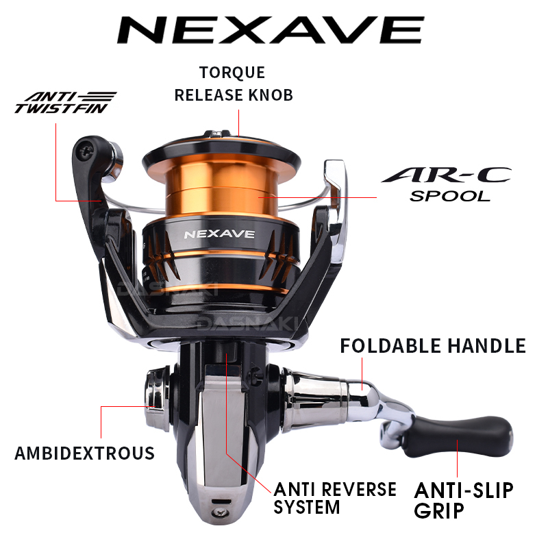 Shimano 2026 NEXAVE Spinning R - огляд і ціна Daiwa Reel Fuego