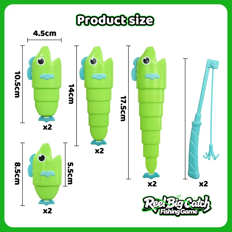 1-2 Player Competitive Fishing - огляд і ціна Fishing Rod Telescopic