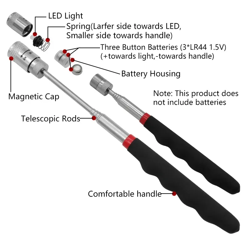 Telescopic Magnetic Pen Extend - огляд і ціна Fishing Rod Travel