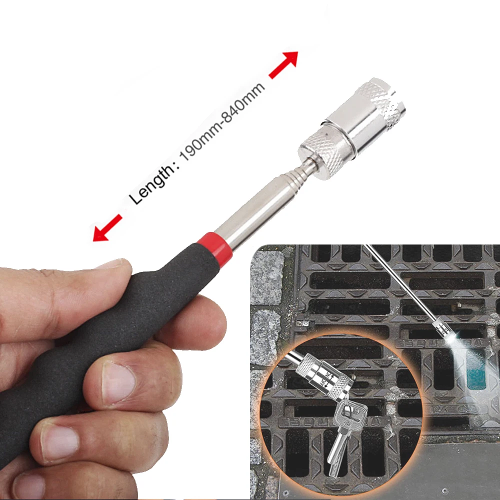 1-5pcs Telescopic Magnetic Pen - огляд і ціна Fishing Rod Telescopic