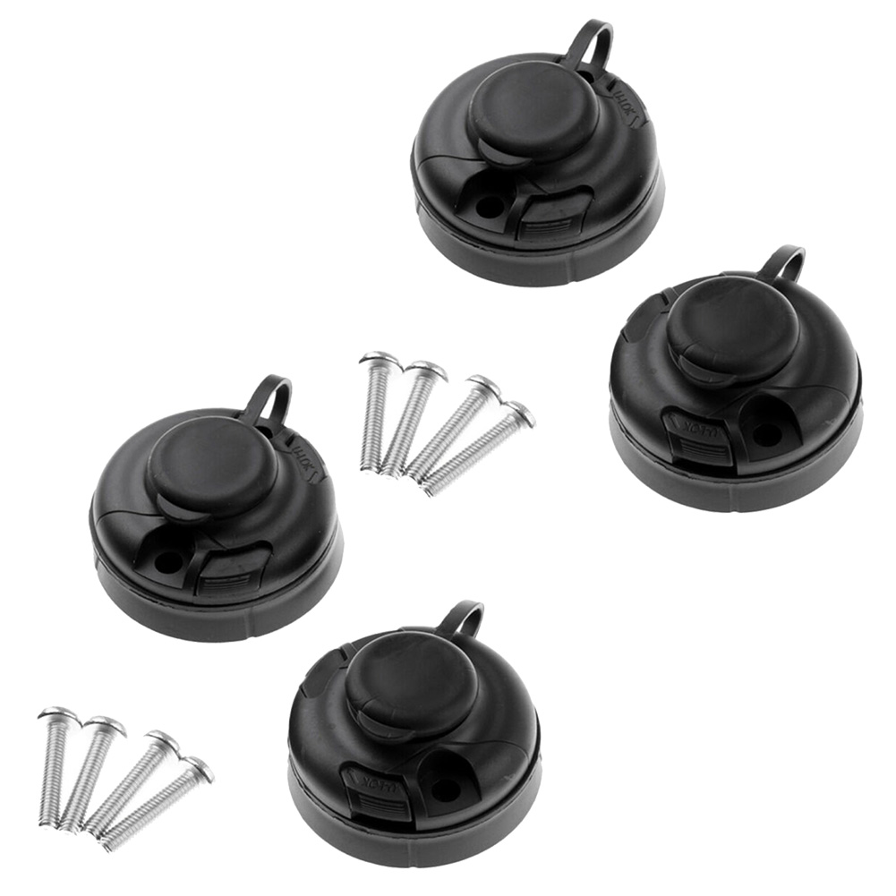 4Pcs Black ABS Fishing Rod Hol - огляд і ціна Fishing Rod Boat
