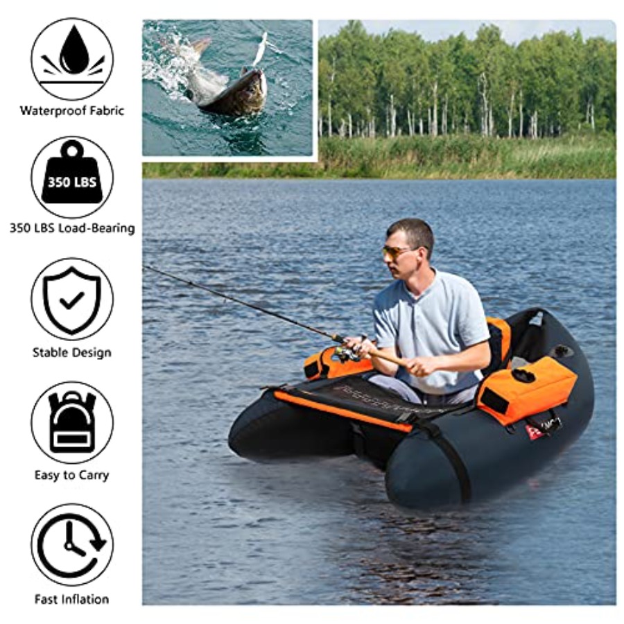Inflatable Fishing Float Tube  - огляд і ціна Fishing Rod Fly