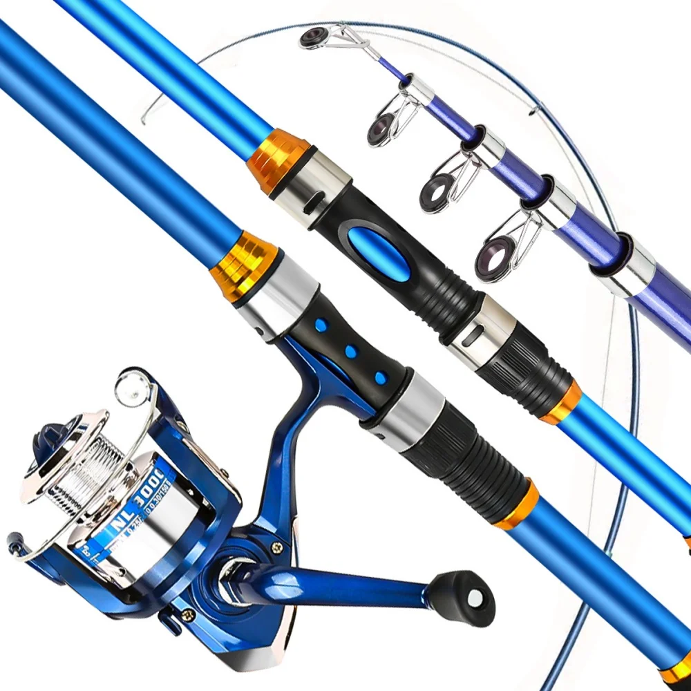 2.1-3.6M Telescopic Glass Fibe - огляд і ціна Fishing Rod Carbon Fiber