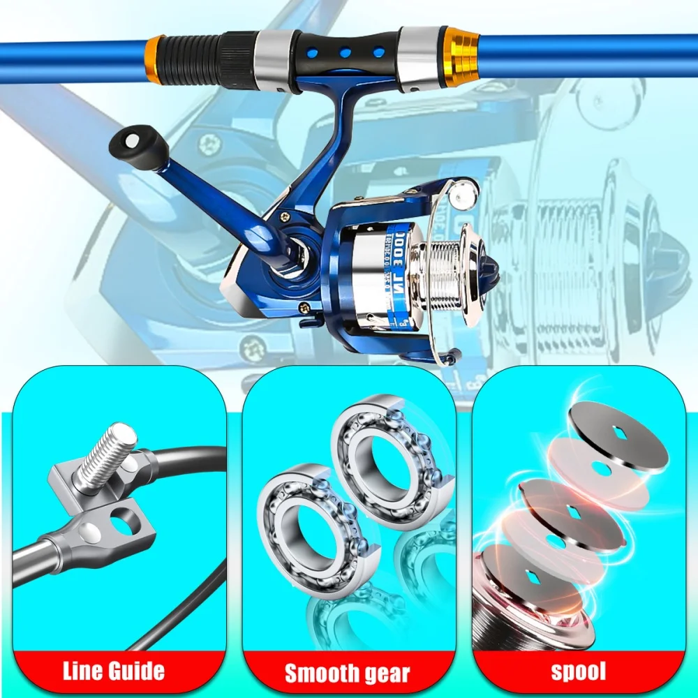 2.1-3.6M Telescopic Glass Fibe - огляд і ціна Fishing Rod Carbon Fiber